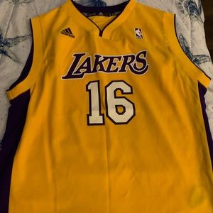 Nba youth large Pau Gasol Lola lakers jersey